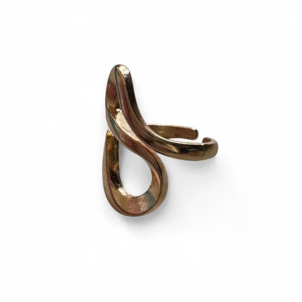 Size 8 Gold squiggle ring #boho #festival #rings...
